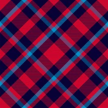 Plaid pattern seamless. Check fabric texture. Stripe square background. Vecto Stock Illustration