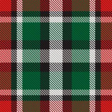 Plaid pattern seamless. Check fabric texture. Stripe square background. Vecto Stock Illustration