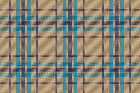 Plaid pattern seamless. Check fabric texture. Stripe square background. Vecto Stock Illustration