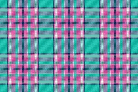 Plaid pattern seamless. Check fabric texture. Stripe square background. Vecto Stock Illustration