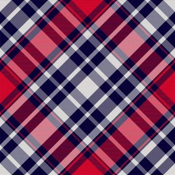 Plaid pattern seamless. Check fabric texture. Stripe square background. Vecto Stock Illustration