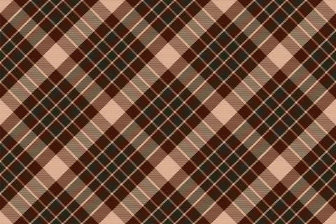 Plaid pattern seamless. Check fabric texture. Stripe square background. Vecto Stock Illustration