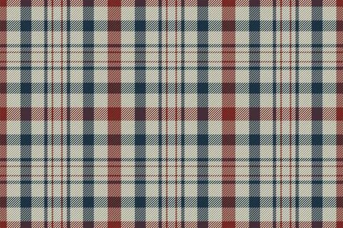 Plaid pattern seamless. Check fabric texture. Stripe square background. Vecto Stock Illustration