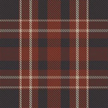 Plaid pattern seamless. Check fabric texture. Stripe square background. Vecto Illustrazione stock