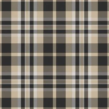 Plaid pattern seamless. Check fabric texture. Stripe square background. Vecto Stock Illustration