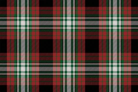 Plaid pattern seamless. Check fabric texture. Stripe square background. Vecto Stock Illustration