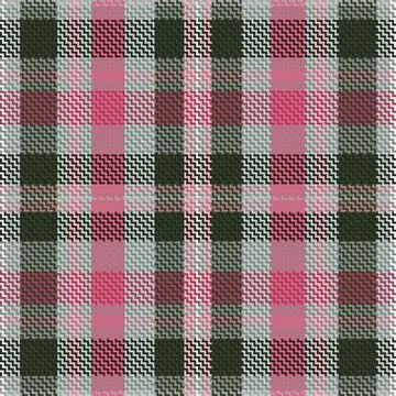 Plaid pattern seamless. Check fabric texture. Stripe square background. Vecto Stock Illustration