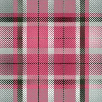 Plaid pattern seamless. Check fabric texture. Stripe square background. Vecto Stock Illustration