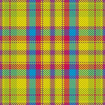 Plaid pattern seamless. Check fabric texture. Stripe square background. Vecto Stock Illustration