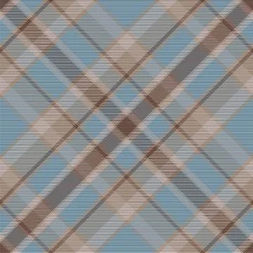 Plaid pattern seamless. Check fabric texture. Stripe square background. Vecto Stock Illustration