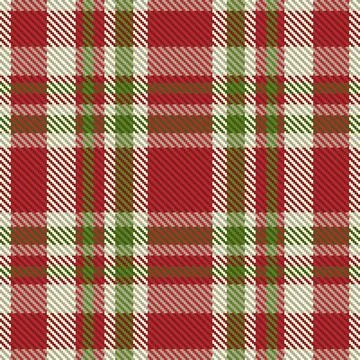 Plaid pattern seamless. Check fabric texture. Stripe square background. Vecto Stock Illustration