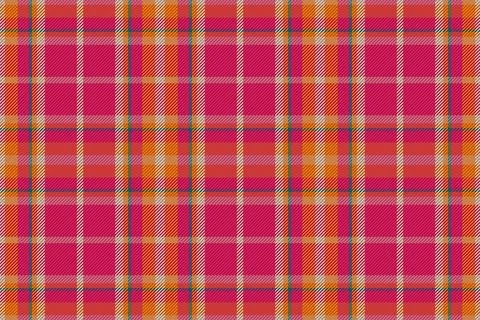 Plaid pattern seamless. Check fabric texture. Stripe square background. Vecto Stock Illustration