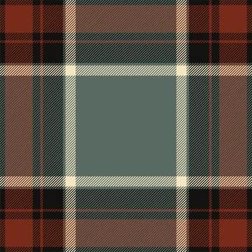 Plaid pattern seamless. Check fabric texture. Stripe square background. Vecto Stock Illustration