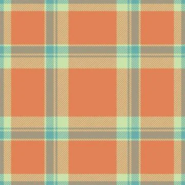 Plaid pattern seamless. Check fabric texture. Stripe square background. Vecto Stock Illustration