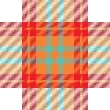 Plaid pattern seamless. Check fabric texture. Stripe square background. Vecto 库存插图
