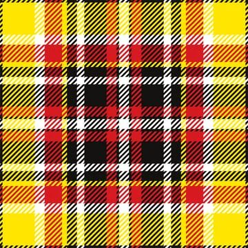 Plaid pattern seamless. Check fabric texture. Stripe square background. Vecto Stock Illustration