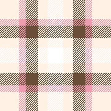 Plaid pattern seamless. Check fabric texture. Stripe square background. Vecto Stock Illustration
