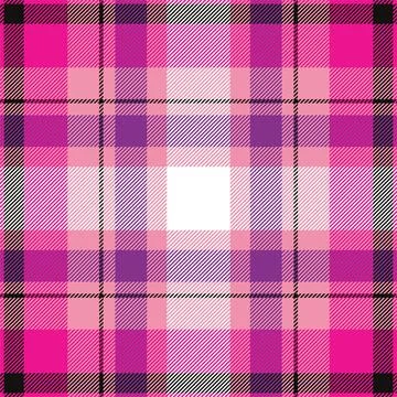 Plaid pattern seamless. Check fabric texture. Stripe square background. Vecto 库存插图
