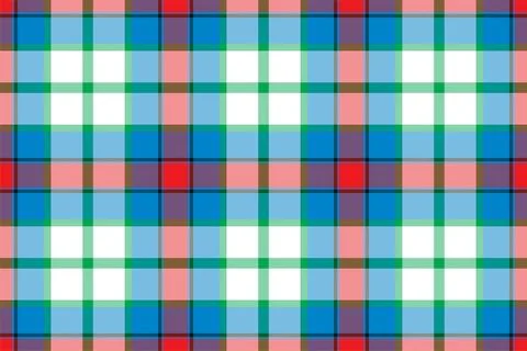 Plaid pattern seamless. Check fabric texture. Stripe square background. Vecto Illustrazione stock
