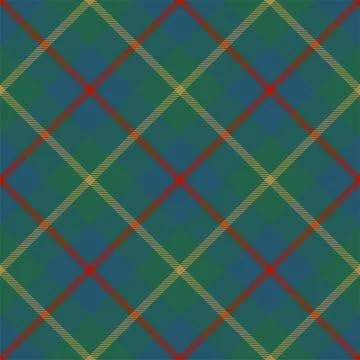 Plaid pattern seamless. Check fabric texture. Stripe square background. Vecto Stock Illustration