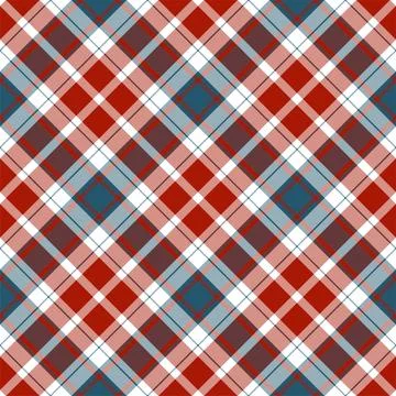 Plaid pattern seamless. Check fabric texture. Stripe square background. Vecto Stock Illustration