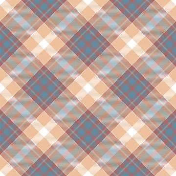 Plaid pattern seamless. Check fabric texture. Stripe square background. Vecto Stock Illustration