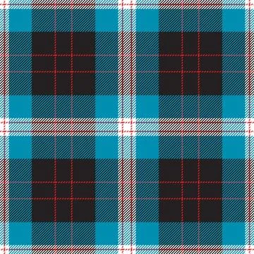 Plaid pattern seamless. Check fabric texture. Stripe square background. Vecto Stock Illustration