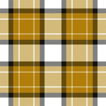 Plaid pattern seamless. Check fabric texture. Stripe square background. Vecto Stock Illustration