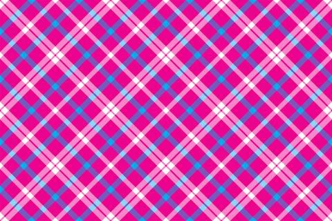 Plaid pattern seamless. Check fabric texture. Stripe square background. Vecto Stock Illustration
