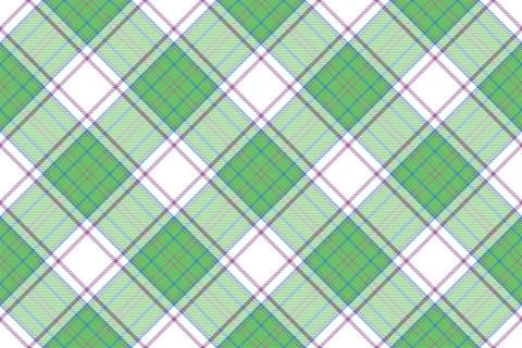 Plaid pattern seamless. Check fabric texture. Stripe square background. Vecto Stock Illustration