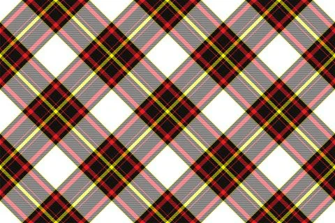 Plaid pattern seamless. Check fabric texture. Stripe square background. Vecto Stock Illustration