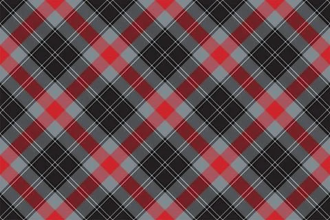 Plaid pattern seamless. Check fabric texture. Stripe square background. Vecto Illustrazione stock