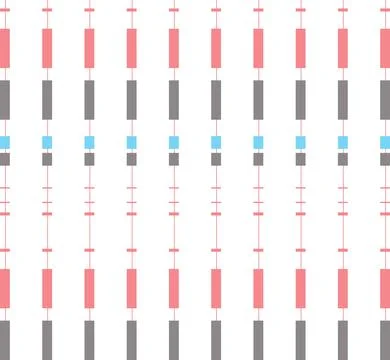 Plaid pattern seamless textile repeat background design 库存插图