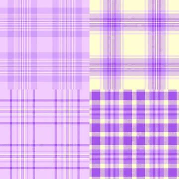 Plaid pattern set for casual and formal modern wear. Ideal for layering, blaz Illustrazione stock