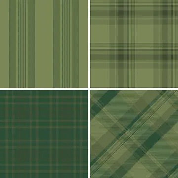 Plaid pattern set created for independent ateliers and custom tailors. Vector 스톡 일러스트
