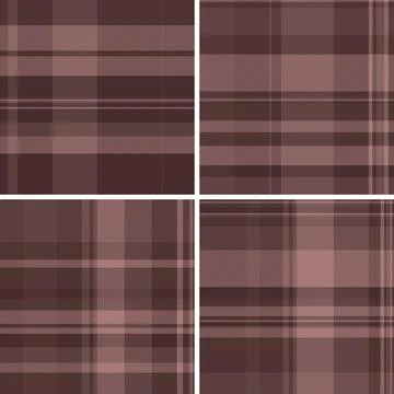 Plaid pattern set created for independent tailors and small fashion studios.. Stock Illustration