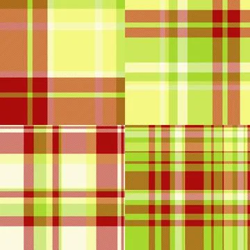 Plaid pattern set created for stylish digital backgrounds and wallpapers. Vec イラスト素材