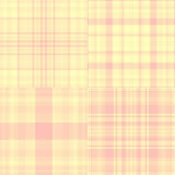 Plaid pattern set for digital invitations. Perfect for e-cards, newsletters.. Stock Illustration