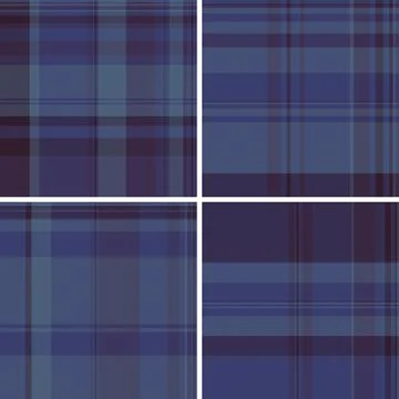 Plaid pattern set for festive DIY projects. Tartan textures elevate greetin.. 스톡 일러스트
