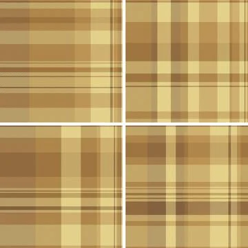 Plaid pattern set for notepads. Perfect for office, home, and academic use... Stock Illustration