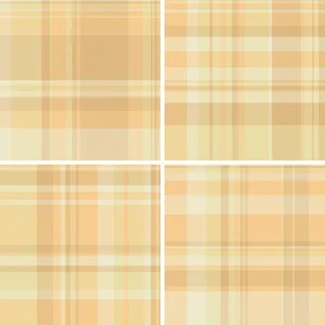 Plaid pattern set for patriotic American celebrations and casual wear. Seam.. Stock Illustration