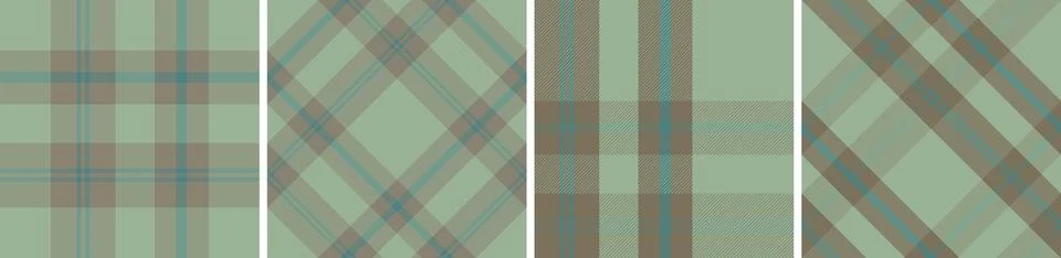 Plaid pattern set seamless tartan check plaid for skirt, tablecloth 스톡 일러스트
