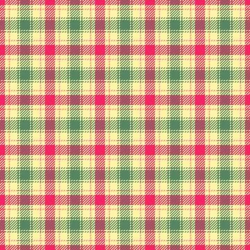 Plaid pattern tailored for holiday accessories. Seamless repeats bring time.. Stock Illustration