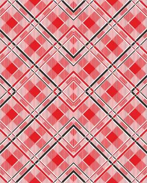 Plaid pattern. Template for clothing fabrics. Red Lumberjack background.Tartan Stock Illustration