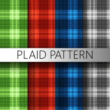 Plaid pattern texture Stock Illustration