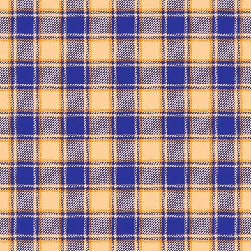 Plaid pattern for USA-inspired casual wear. Seamless vector buffalo check d.. 스톡 일러스트