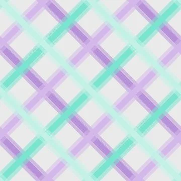 Plaid pattern vector in blue, purple, Herringbone seamless check plaid for .. Stock Illustration