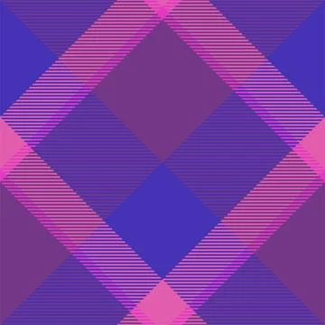 Plaid pattern vector. Check fabric texture. Seamless textile design for cloth Stock Illustration