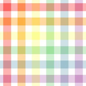 Plaid rainbow repeat pattern Stock Illustration