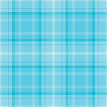 Plaid seamless pattern in blue. Check fabric texture. Vector textile print. Stock Illustration